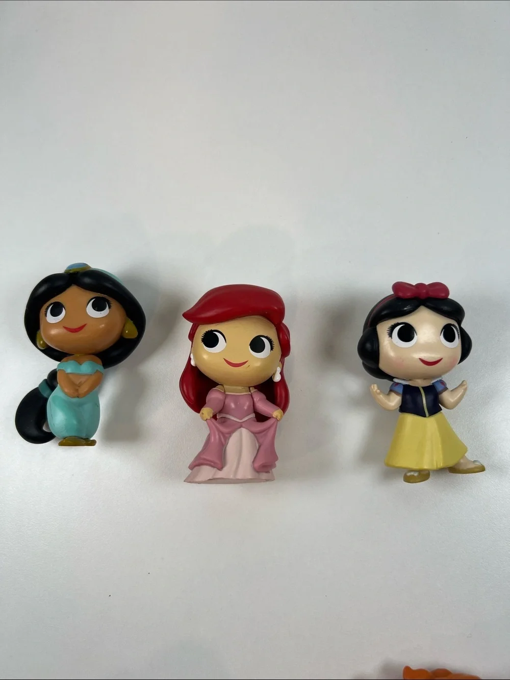 Funko Bitty Pop Disney Princess Figure Set Ariel Belle Jasmine Snow White Merida